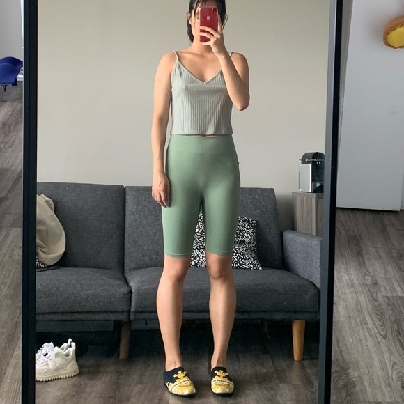 H&M NWT short jersey camisole top size M - Picture 9 of 10